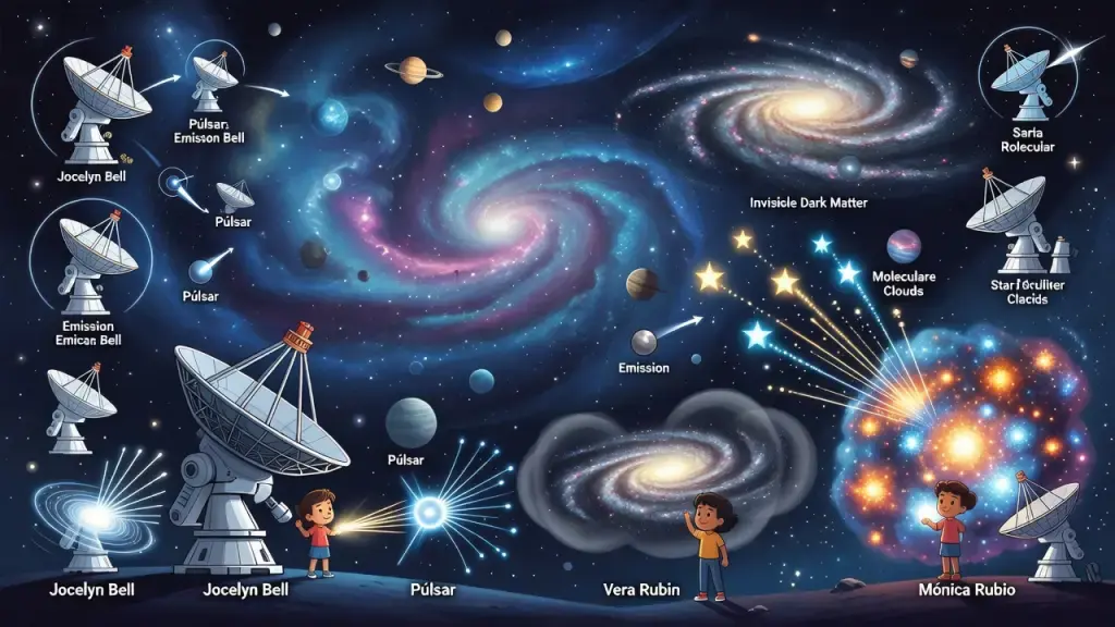 Nueva temporada de Pequeñ@ Astrónom@ recorre púlsares, materia oscura y nacimiento estelar